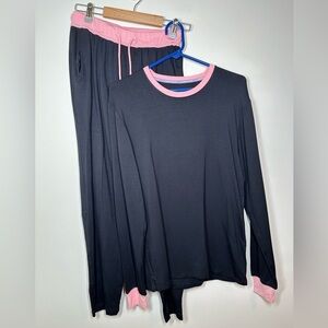 Jambys Black and Pink Long Jambys Set‎ XS